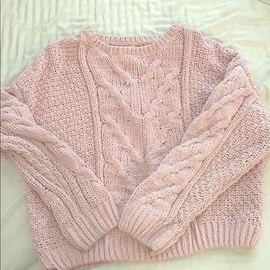 Cute pink sweater